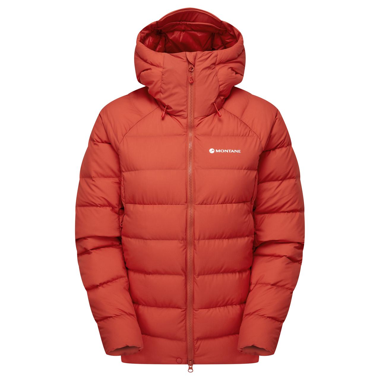 FEM RESOLVE XT HOODIE-SAFFRON RED-UK16/XL dámská bunda červená