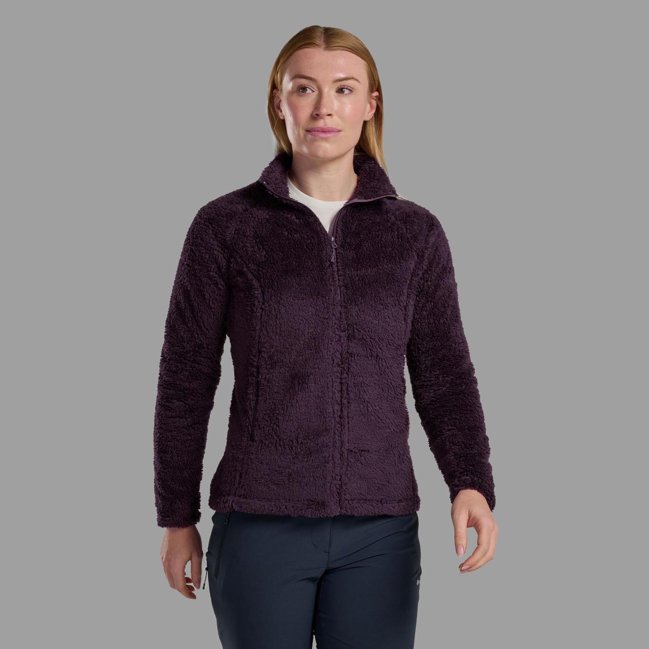 FEM CALDUS JKT-MULBERRY-UK10/S dámská bunda hnědofialová