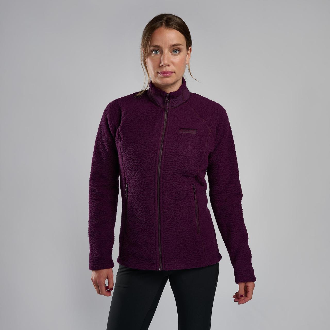 FEM CHONOS JACKET-SASKATOON BERRY-UK16/XL dámská bunda vínová