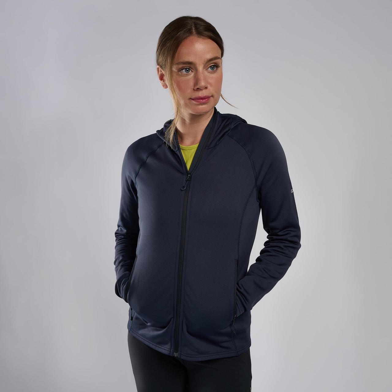 FEM FURY LITE HOODIE-ECLIPSE BLUE-UK8/XS dámská mikina modrá