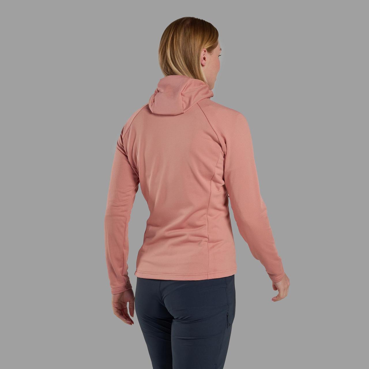 FEM PROTIUM HOODIE-PINK CLAY-UK10/S dámská mikina růžová