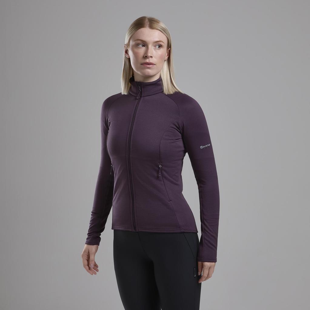 FEM PROTIUM JACKET-MULBERRY-UK8/XS dámská bunda hnědofialová