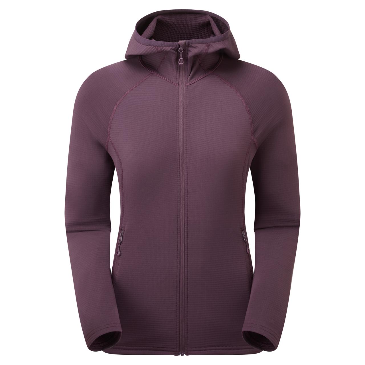 FEM PROTIUM LITE HOODIE-MULBERRY-UK18/XXL dámská mikina hnědofialová