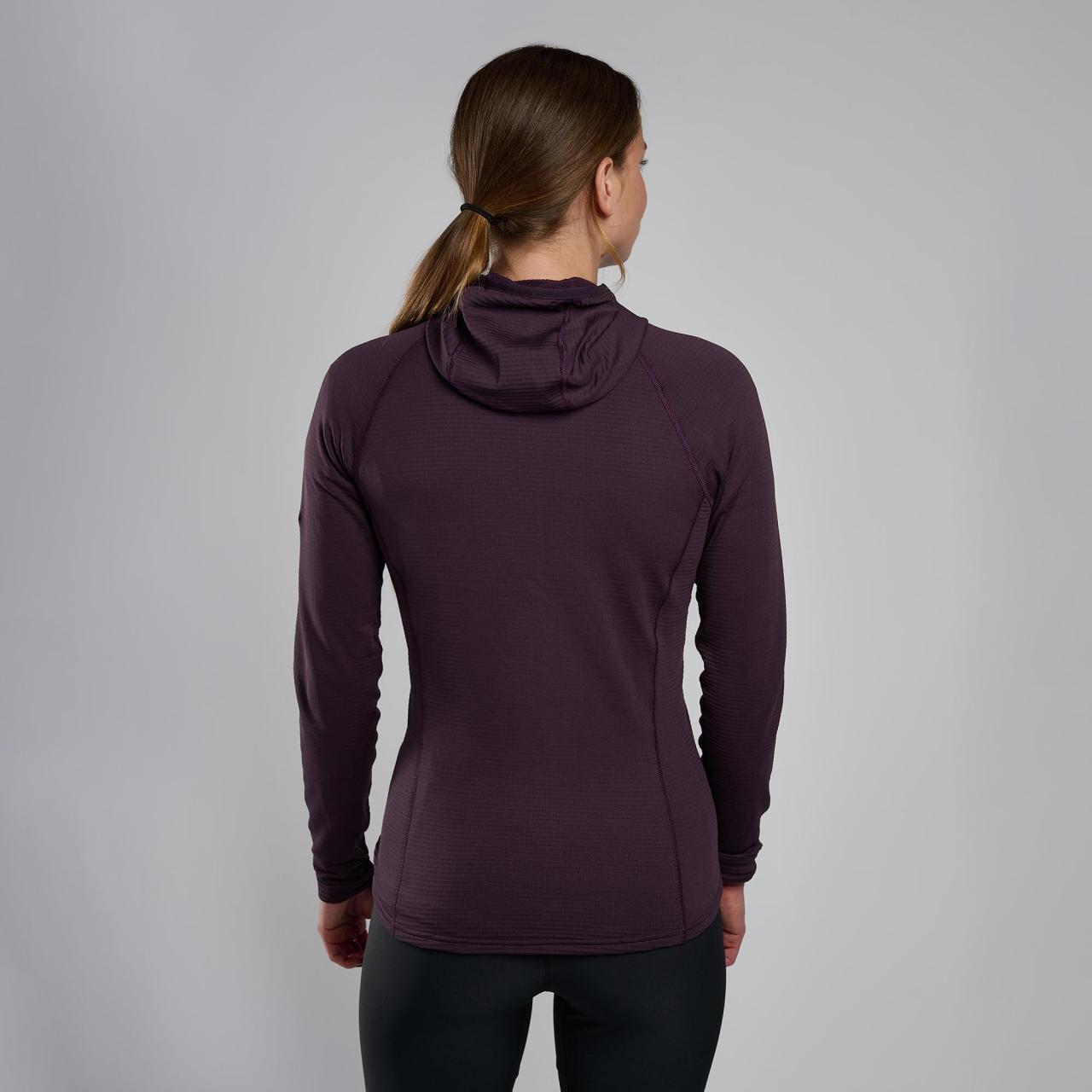 FEM PROTIUM LITE HOODIE-MULBERRY-UK18/XXL dámská mikina hnědofialová