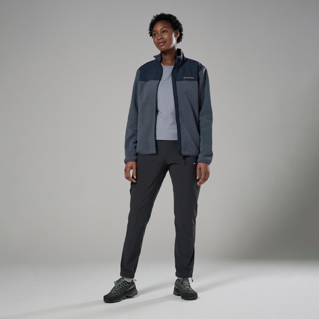 FEM ROCO JACKET-DARK SKY-UK10/S dámská mikina šedomodrá