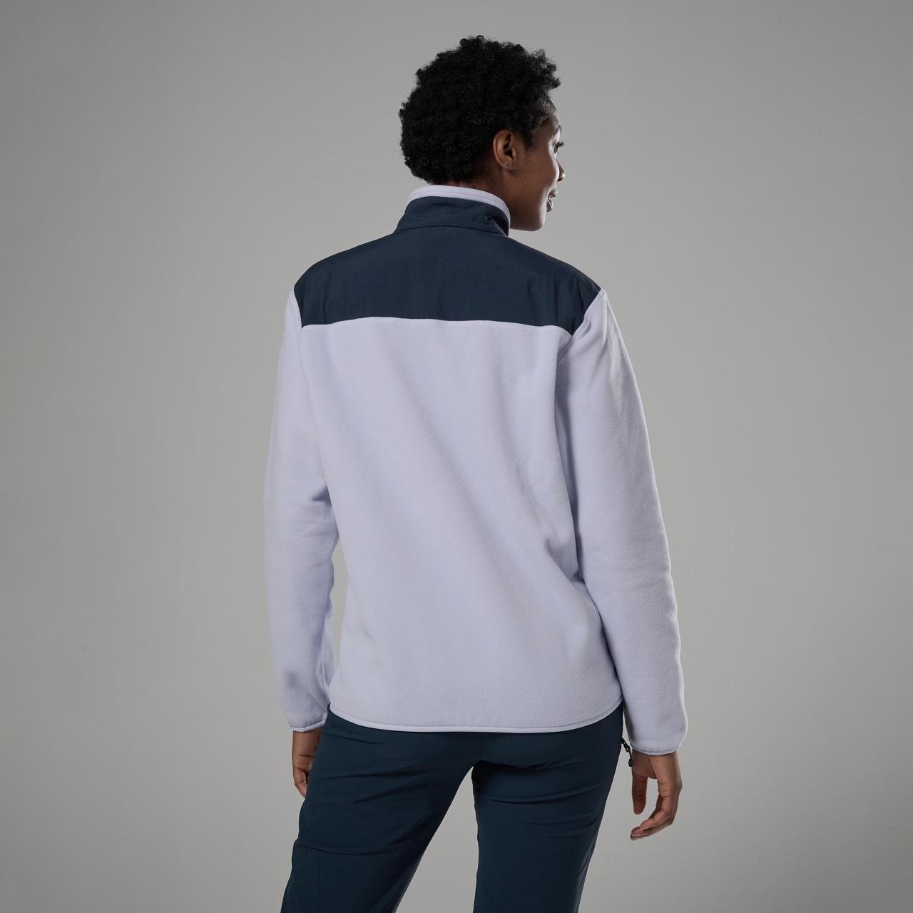 FEM ROCO JACKET-LILAC HAZE-UK10/S dámská mikina šedofialová