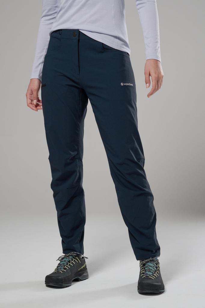 FEM MOSSA PANTS REG LEG-ECLIPSE BLUE-UK10/S dámské kalhoty modré