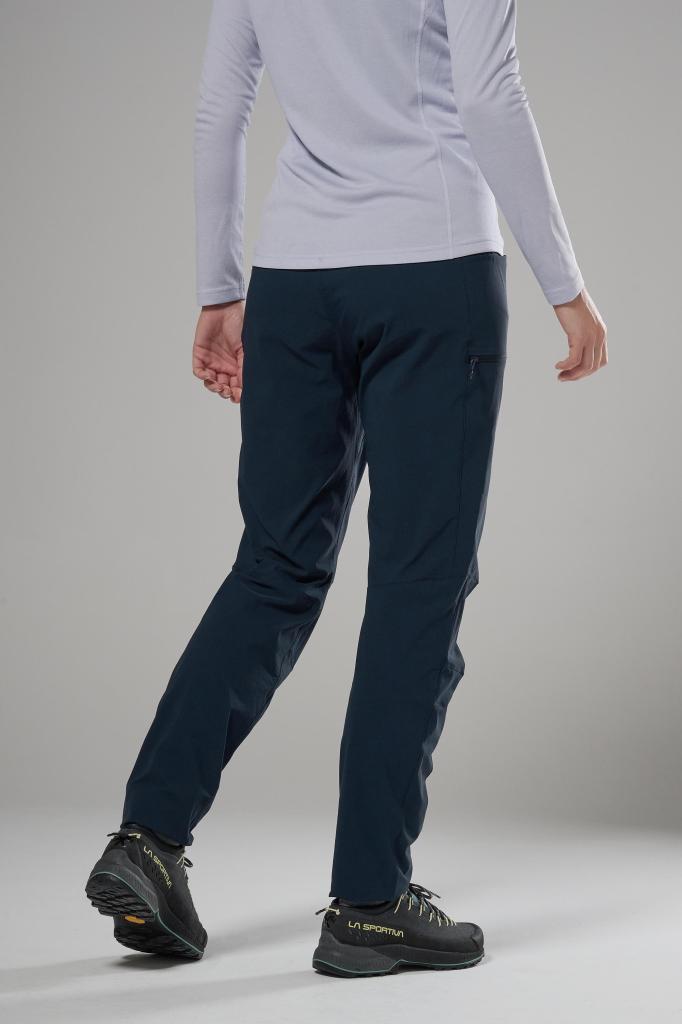 FEM MOSSA PANTS REG LEG-ECLIPSE BLUE-UK10/S dámské kalhoty modré