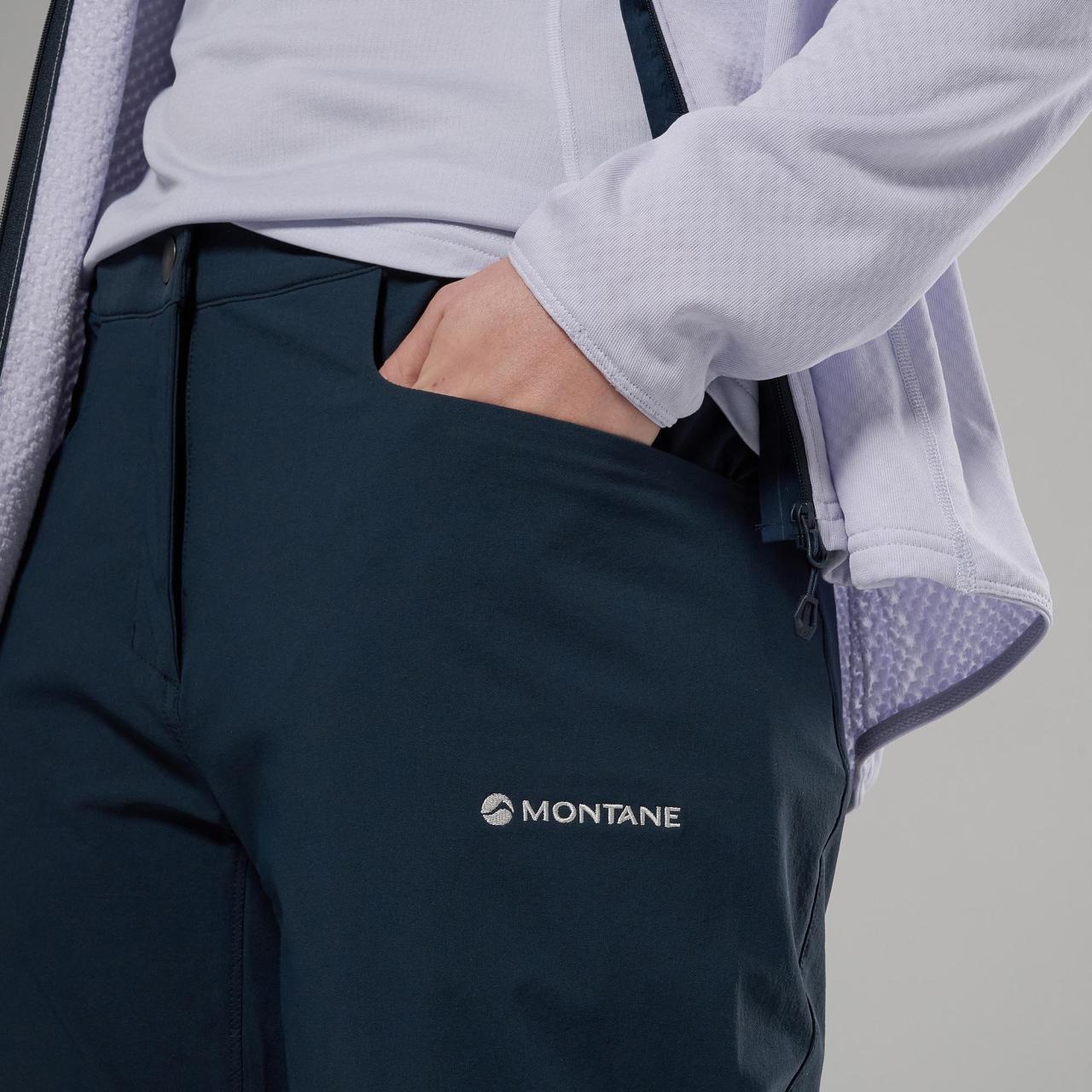 FEM MOSSA PANTS REG LEG-ECLIPSE BLUE-UK10/S dámské kalhoty modré