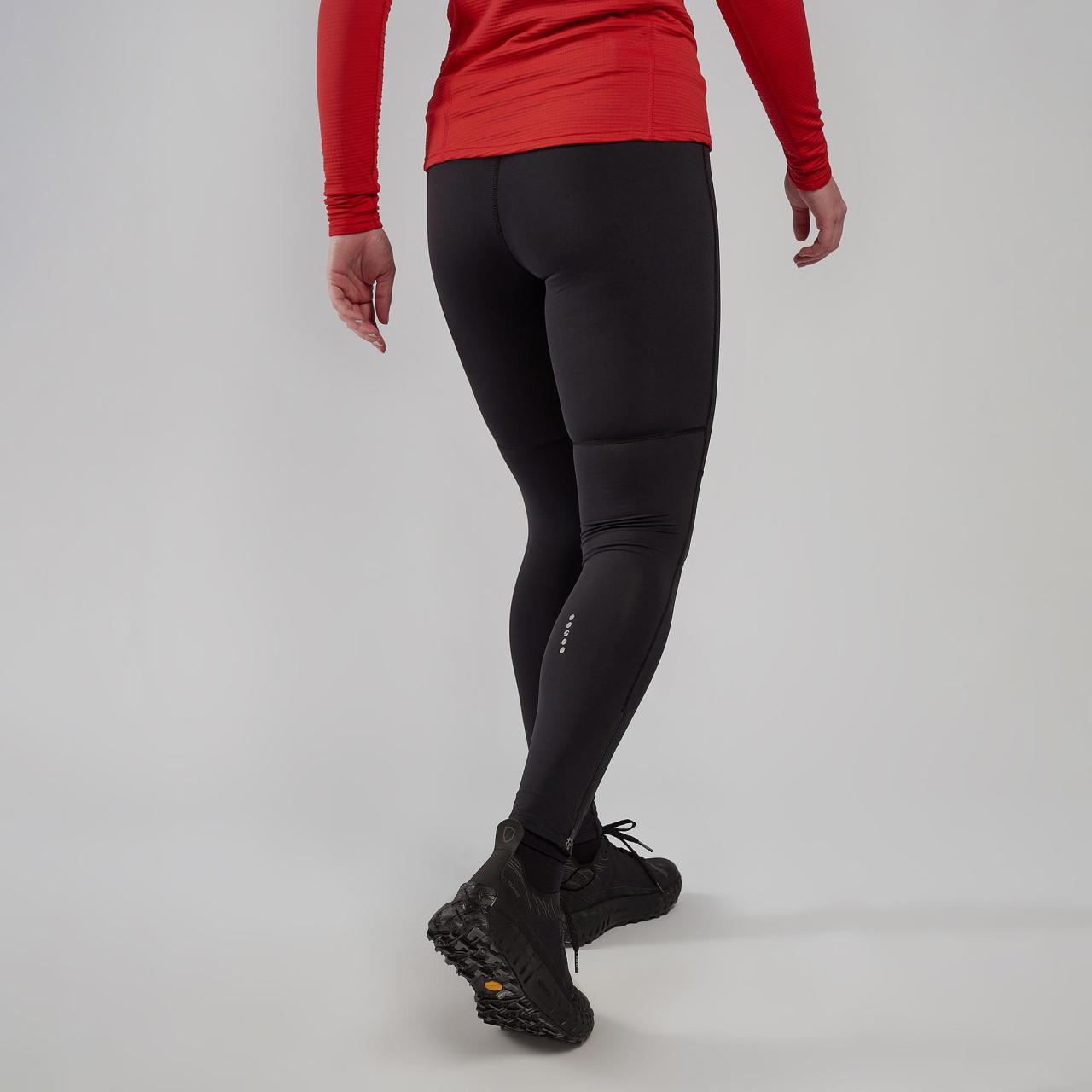 FEM SLIPSTREAM THERMAL TIGHTS REG LEG-BLACK-UK14/L dámské elastické kalhoty černé