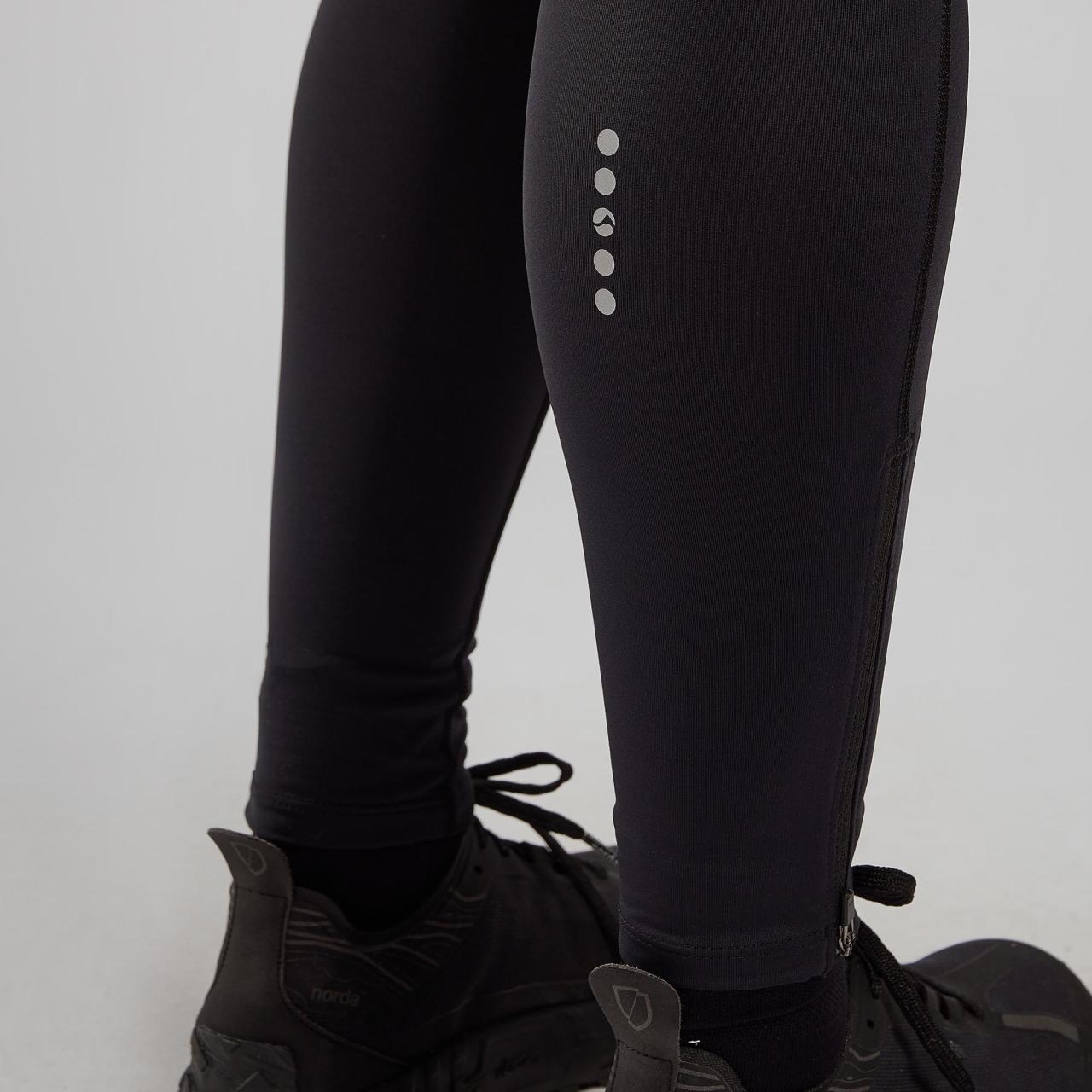 FEM SLIPSTREAM THERMAL TIGHTS REG LEG-BLACK-UK12/M dámské elastické kalhoty černé