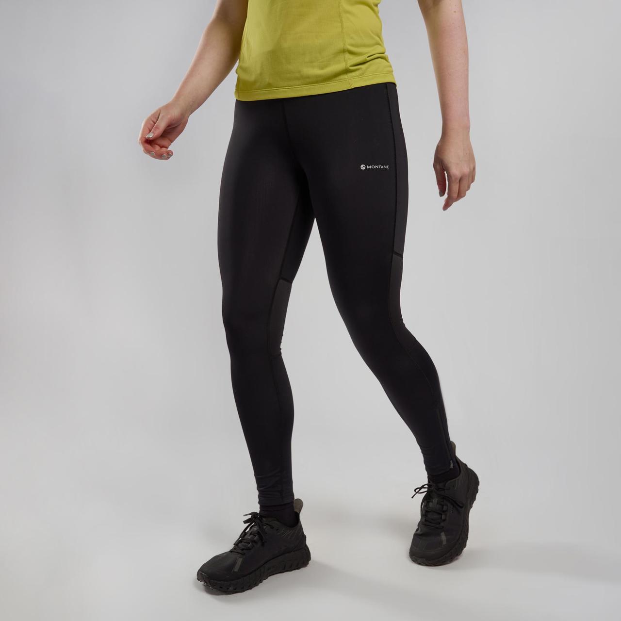 FEM SLIPSTREAM TRAIL TIGHTS REG LEG-BLACK-UK16/XL dámské kalhoty černé