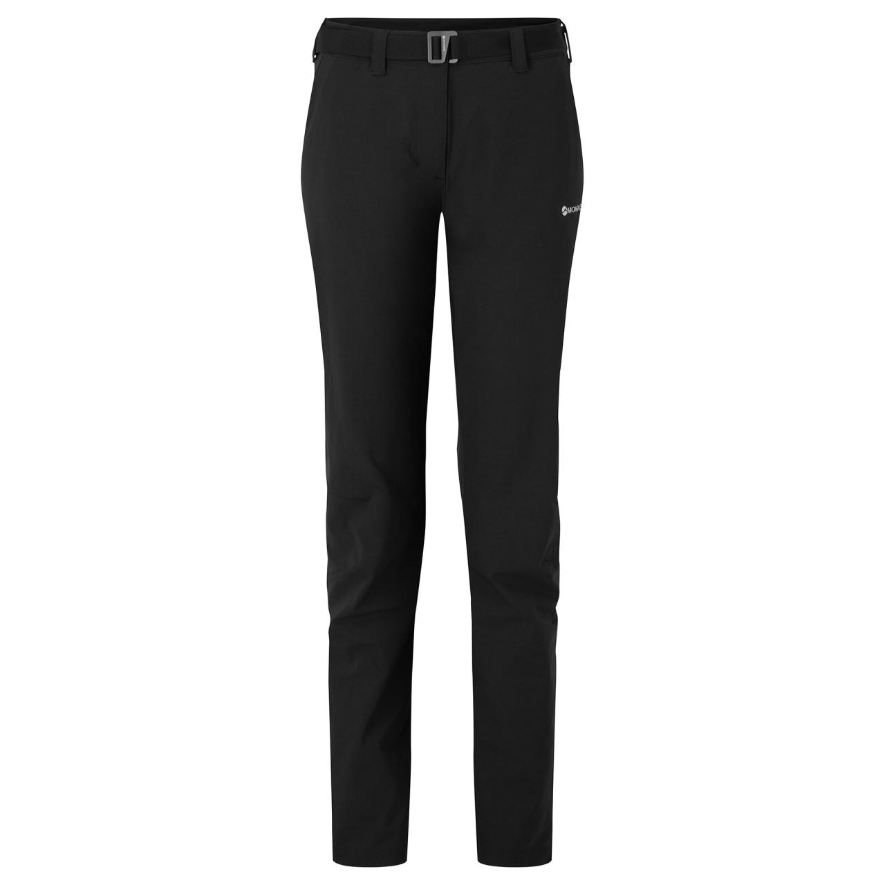 FEM TERRA STRETCH LITE PANTS REG LEG-BLACK-UK10/S dámské kalhoty černé