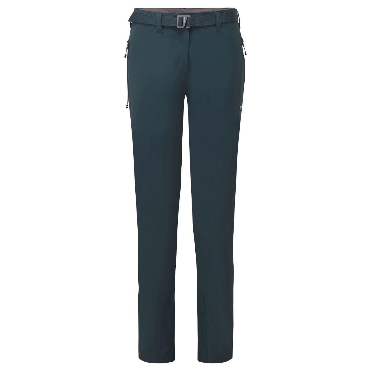 FEM TERRA STRETCH PANTS-R LEG-DEEP FOREST-UK12/M dámské kalhotytmavě zelená