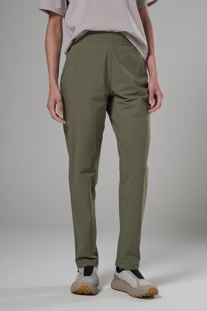 FEM VOLANTIS PANTS-CAPER-UK10/S dámské kalhoty olivové