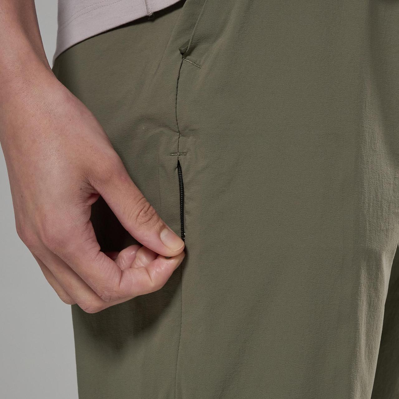 FEM VOLANTIS PANTS-CAPER-UK10/S dámské kalhoty olivové