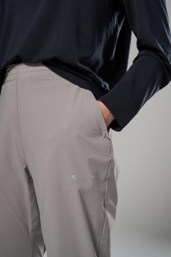 FEM VOLANTIS PANTS-RIDGE-UK10/S dámské kalhoty šedohnědé