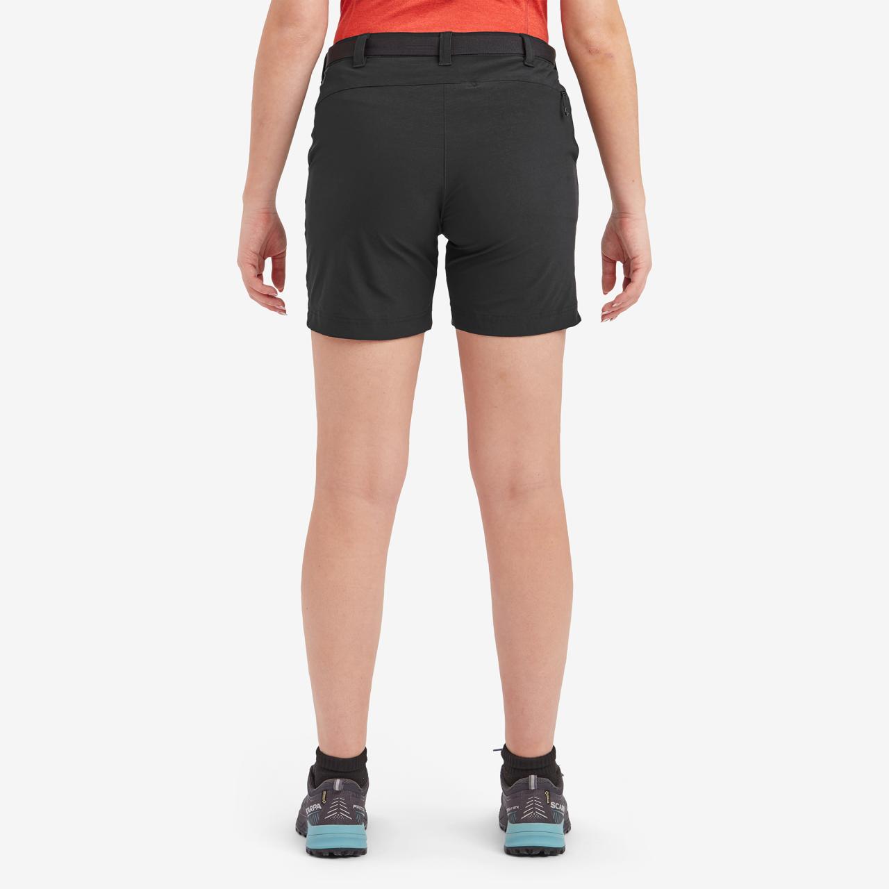 FEM TERRA STRETCH LITE SHORTS-BLACK-UK16/XL dámské kraťasy černé