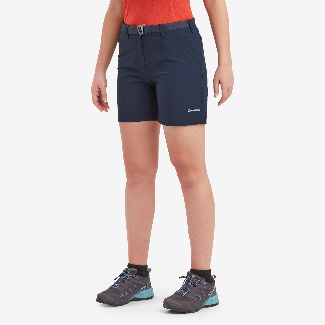 FEM TERRA STRETCH LITE SHORTS-ECLIPSE BLUE-UK14/L dámské kraťasy modré