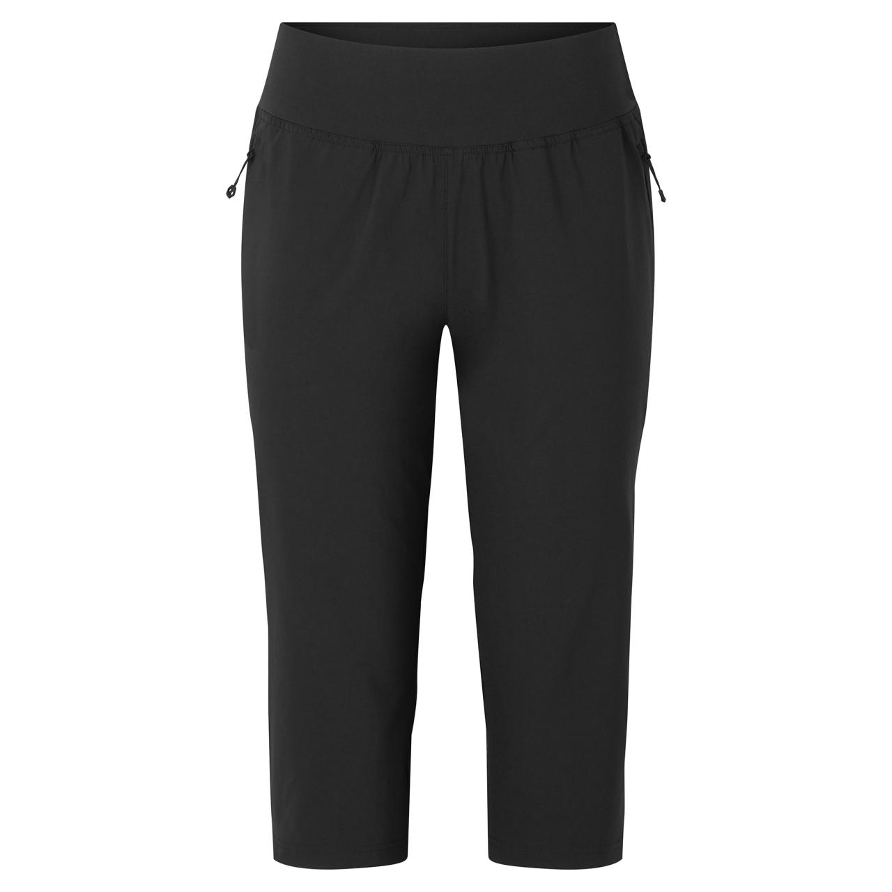 FEM TUCANA LITE CAPRI PANTS-BLACK-UK10/S dámské kalhoty černé