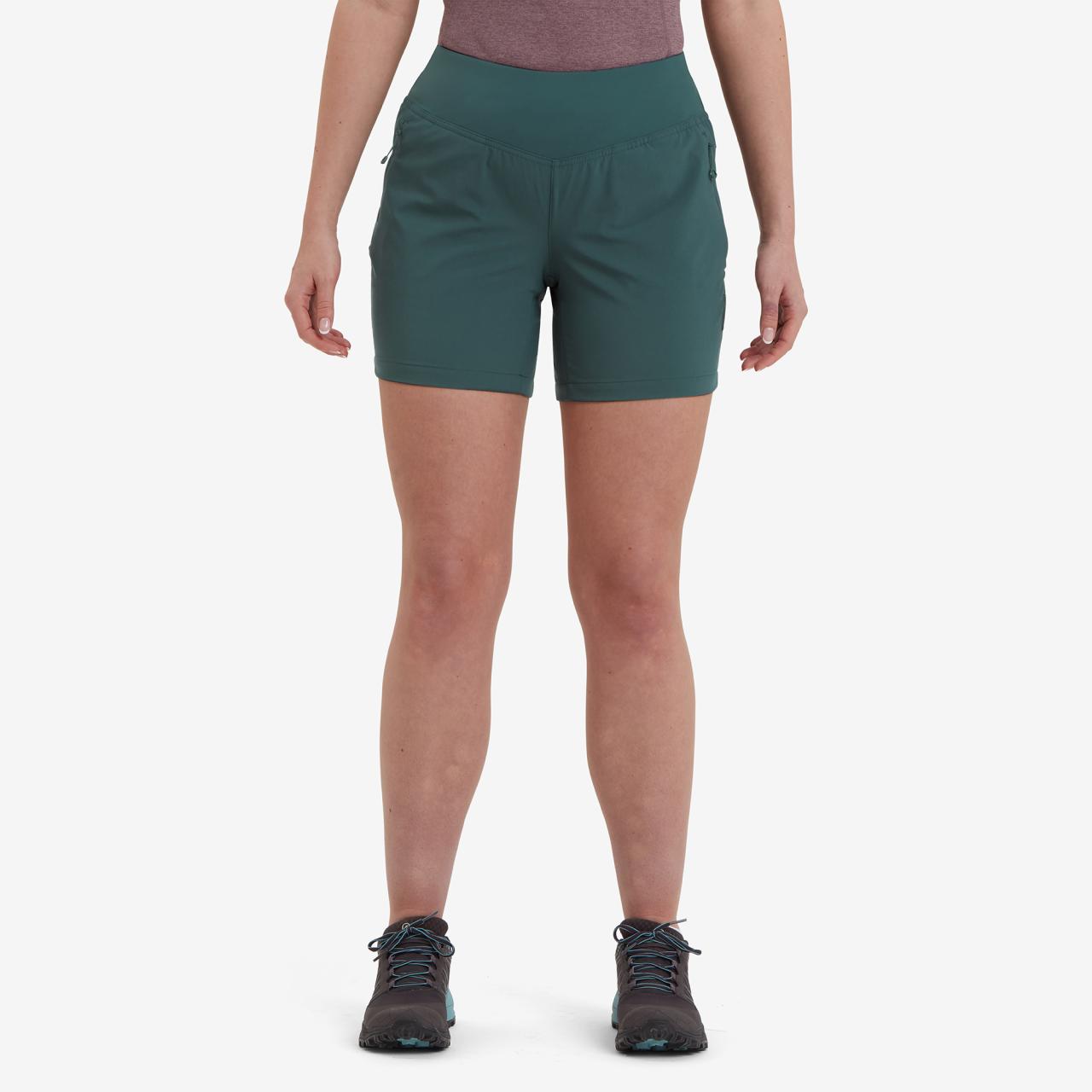 FEM TUCANA LITE SHORTS-DEEP FOREST-UK8/XS dámské kraťasy tmavě zelené