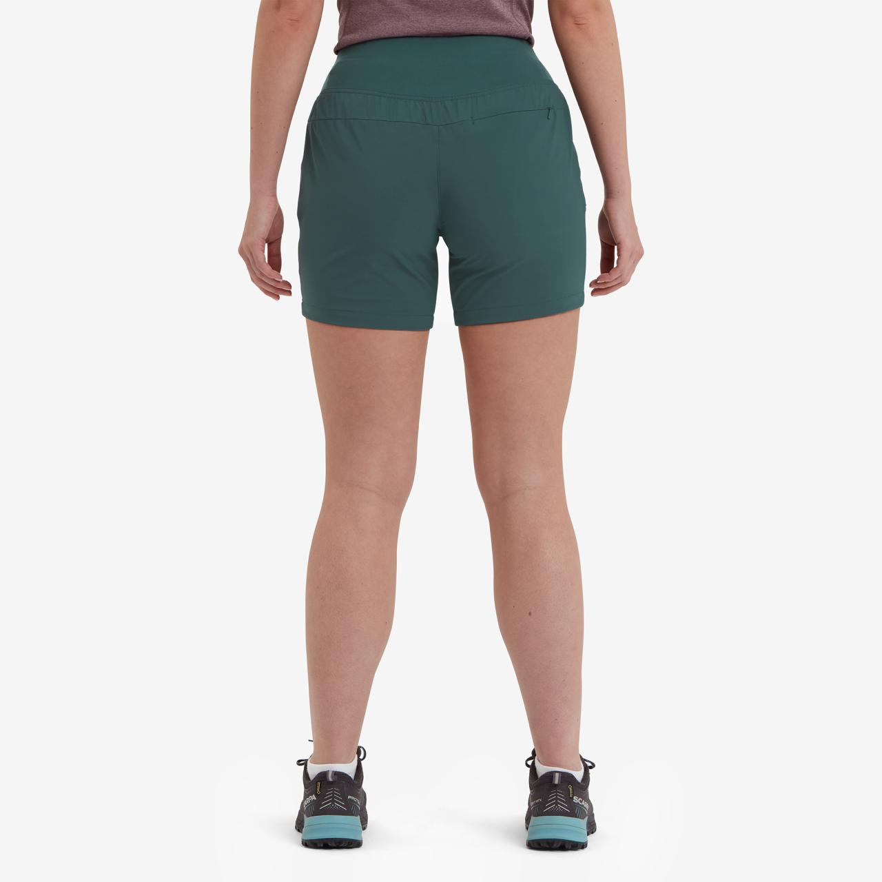 FEM TUCANA LITE SHORTS-DEEP FOREST-UK8/XS dámské kraťasy tmavě zelené