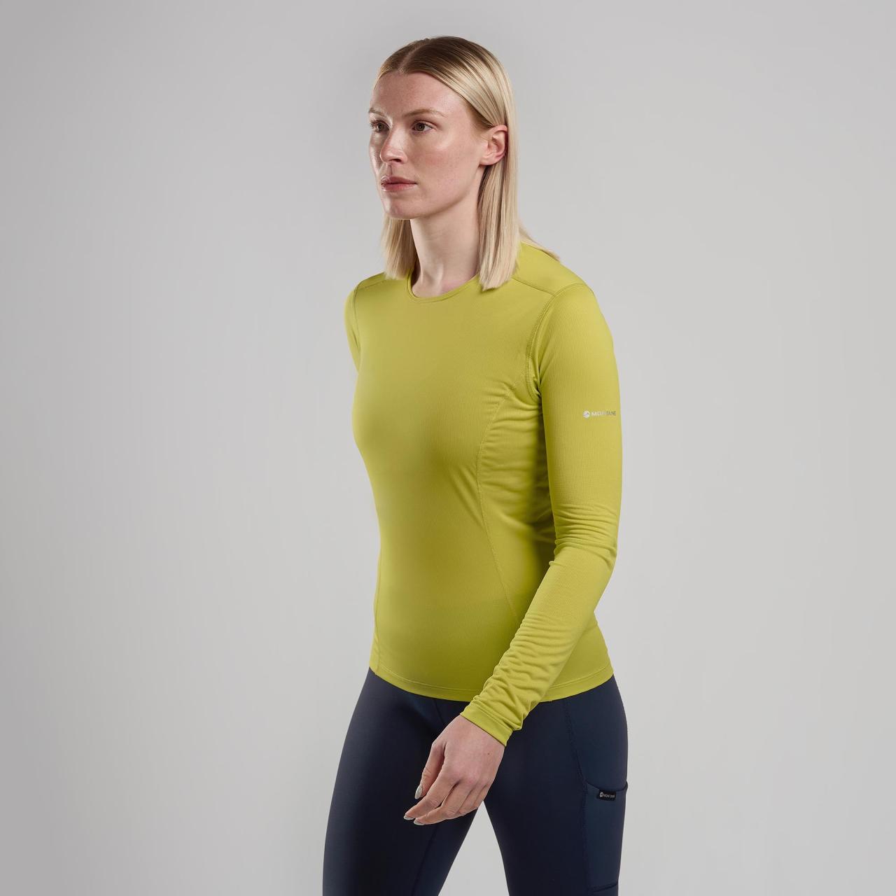 FEM DART LITE LONG SLEEVE T-SHIRT-CITRUS SPRING-UK10/S dámské triko dlouhý ruk. žlutozelen