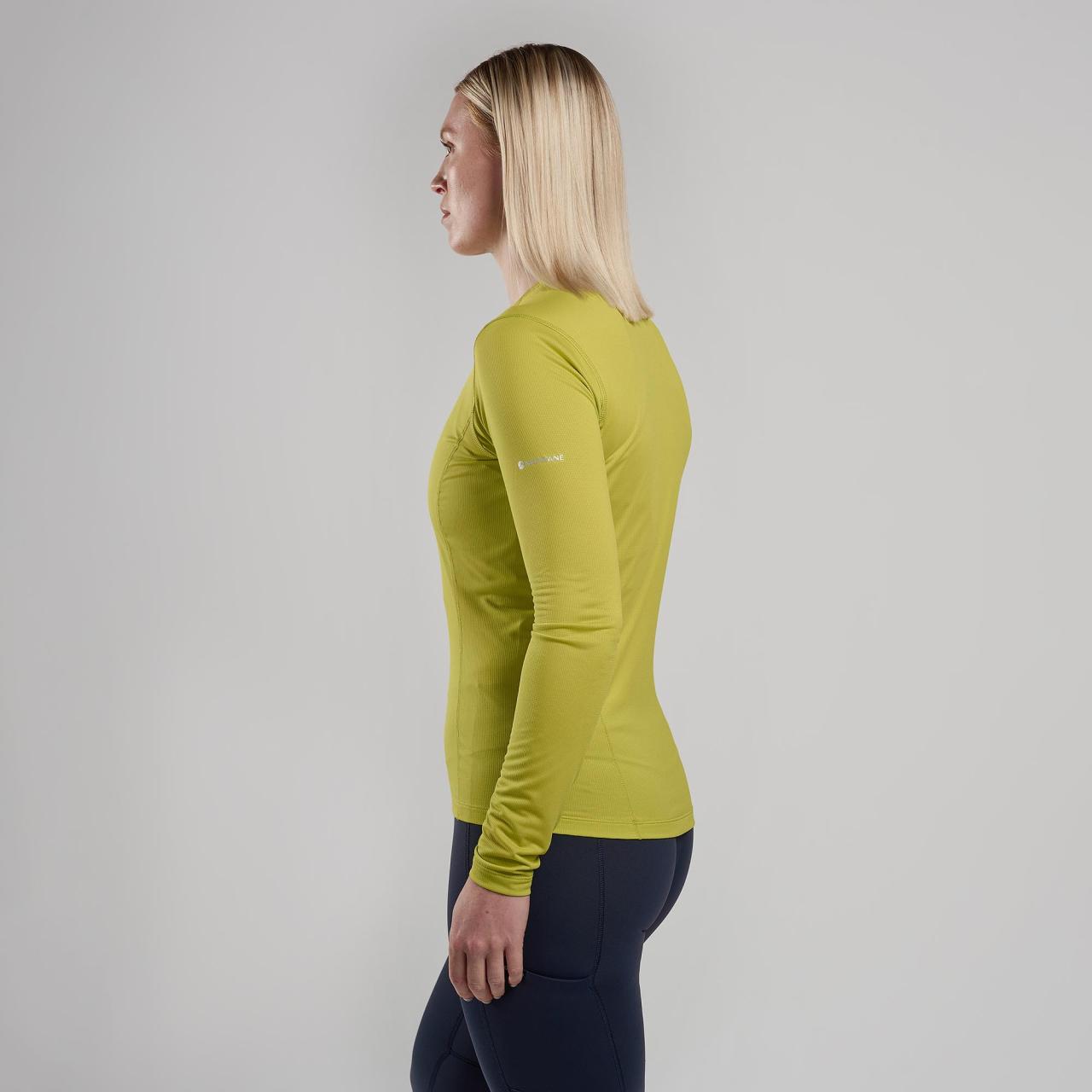 FEM DART LITE LONG SLEEVE T-SHIRT-CITRUS SPRING-UK10/S dámské triko dlouhý ruk. žlutozelen