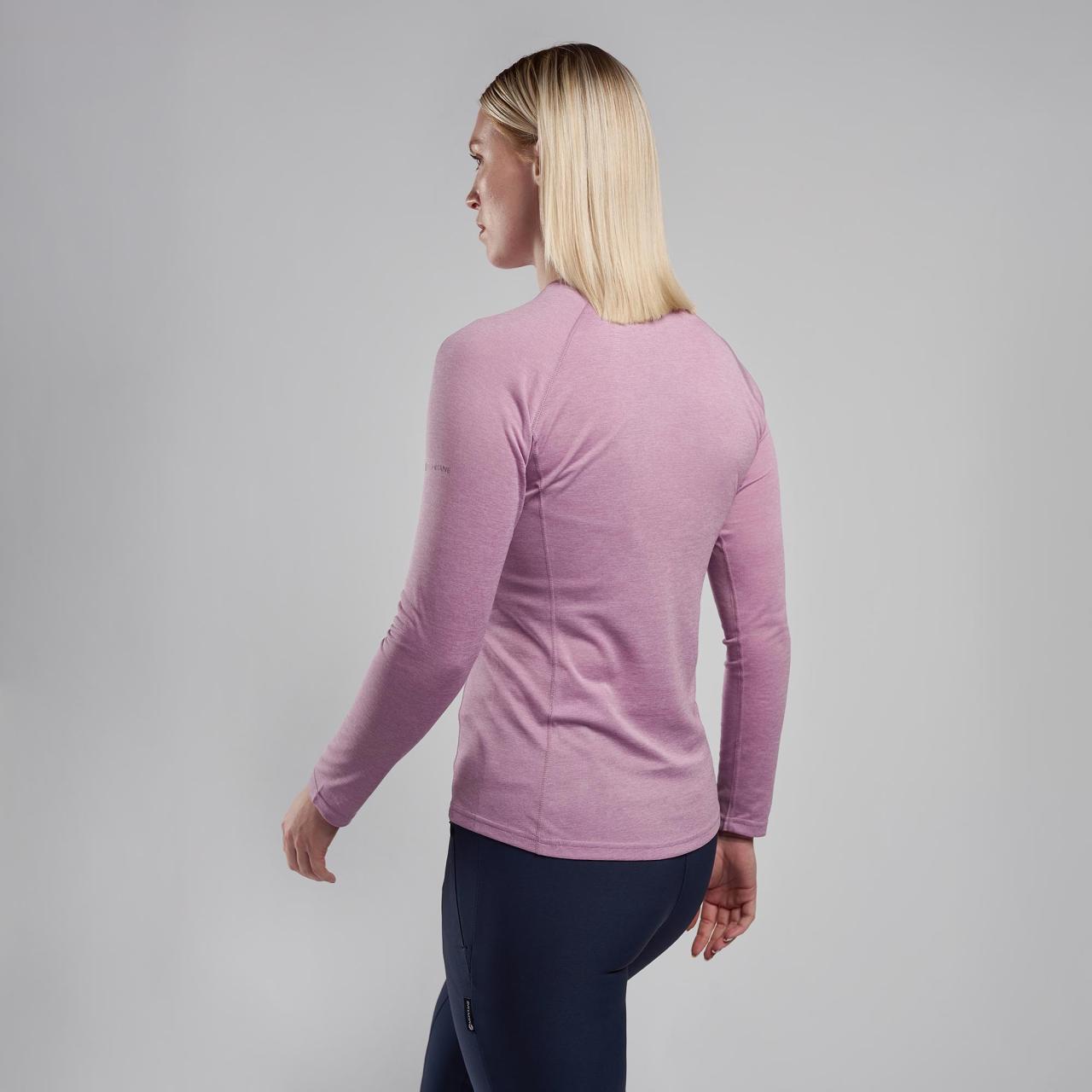 FEM DART LONG SLEEVE T-SHIRT-ALLIUM-UK12/M dámské triko dlouhý ruk. lila