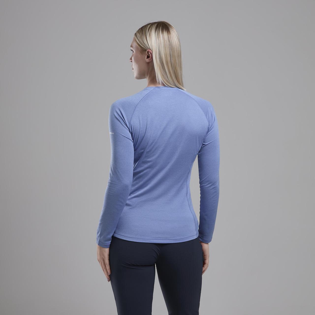 FEM DART LONG SLEEVE T-SHIRT-CORNFLOWER-UK6/XXS dámské triko dlouhý ruk. modré