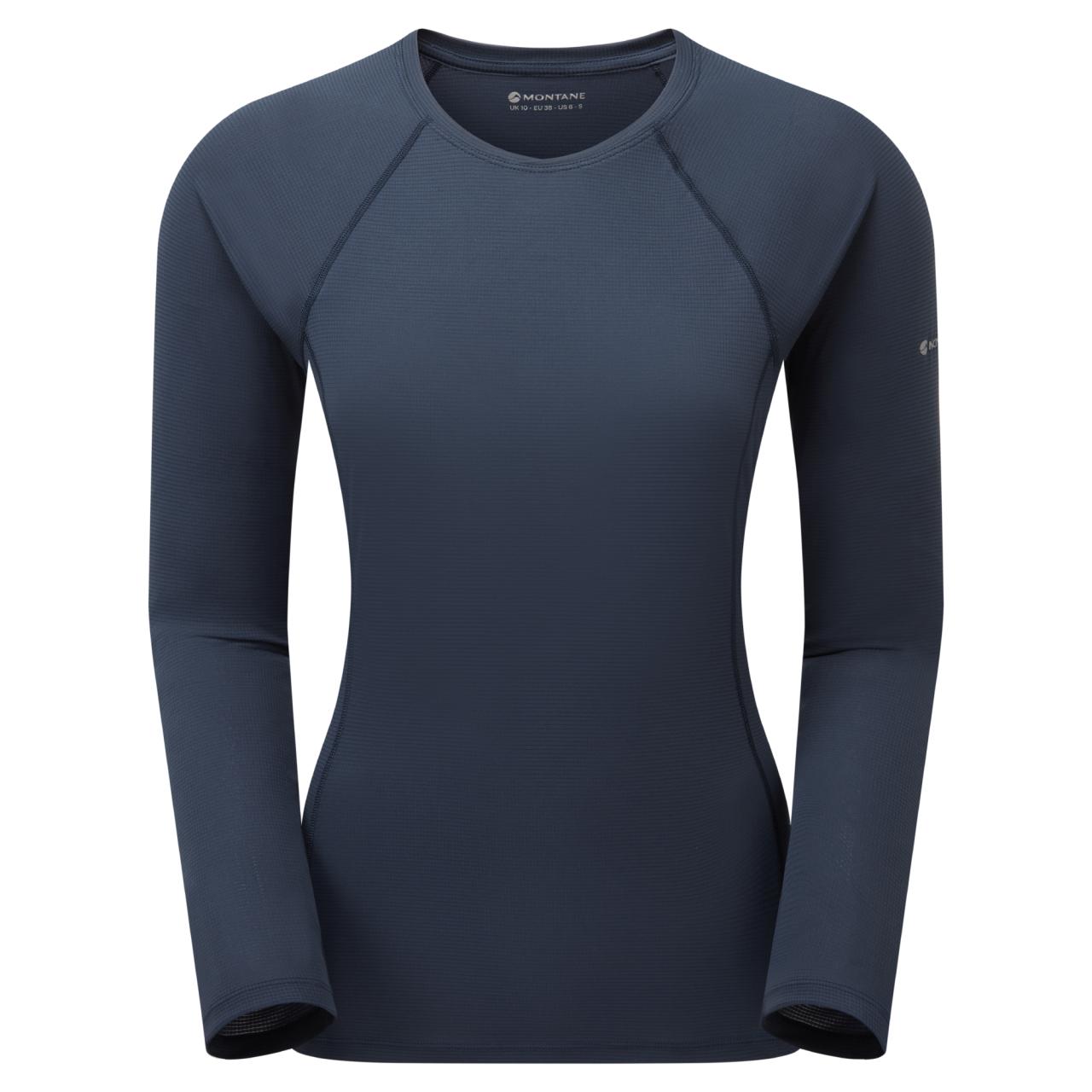 FEM DART NANO LONG SLEEVE T SHIRT-ECLIPSE BLUE-UK10/S dámské triko dlouhý ruk. modré