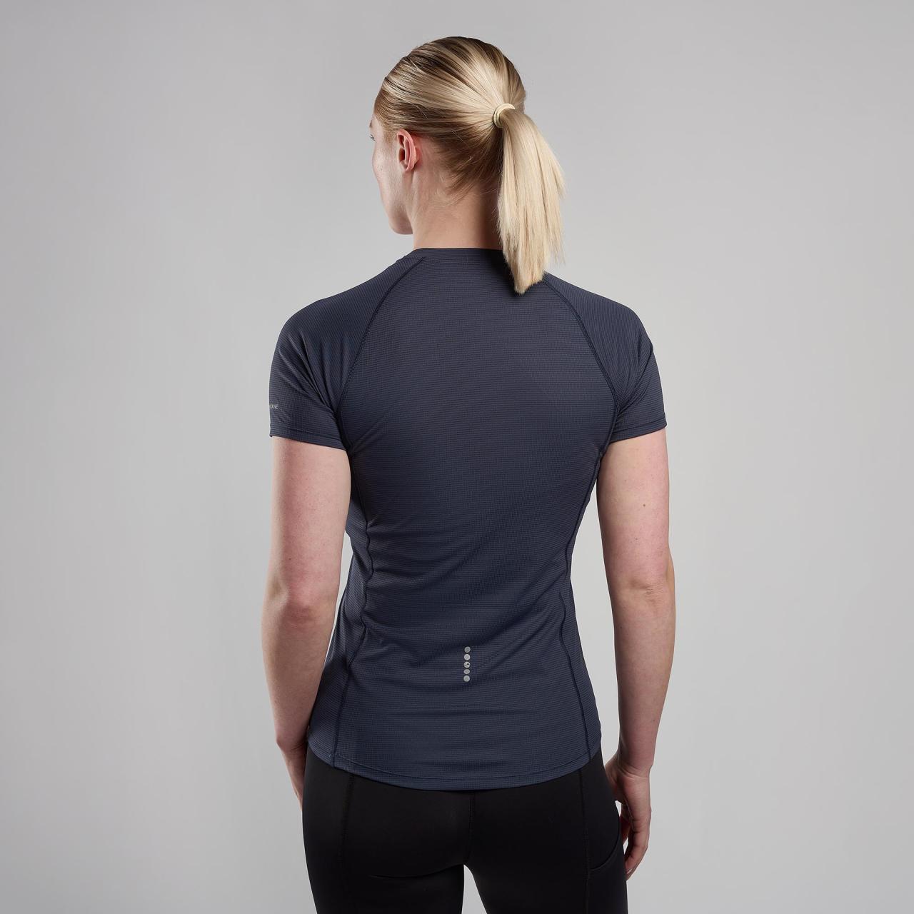 FEM DART NANO ZIP T-SHIRT-ECLIPSE BLUE-UK10/S dámské triko modré