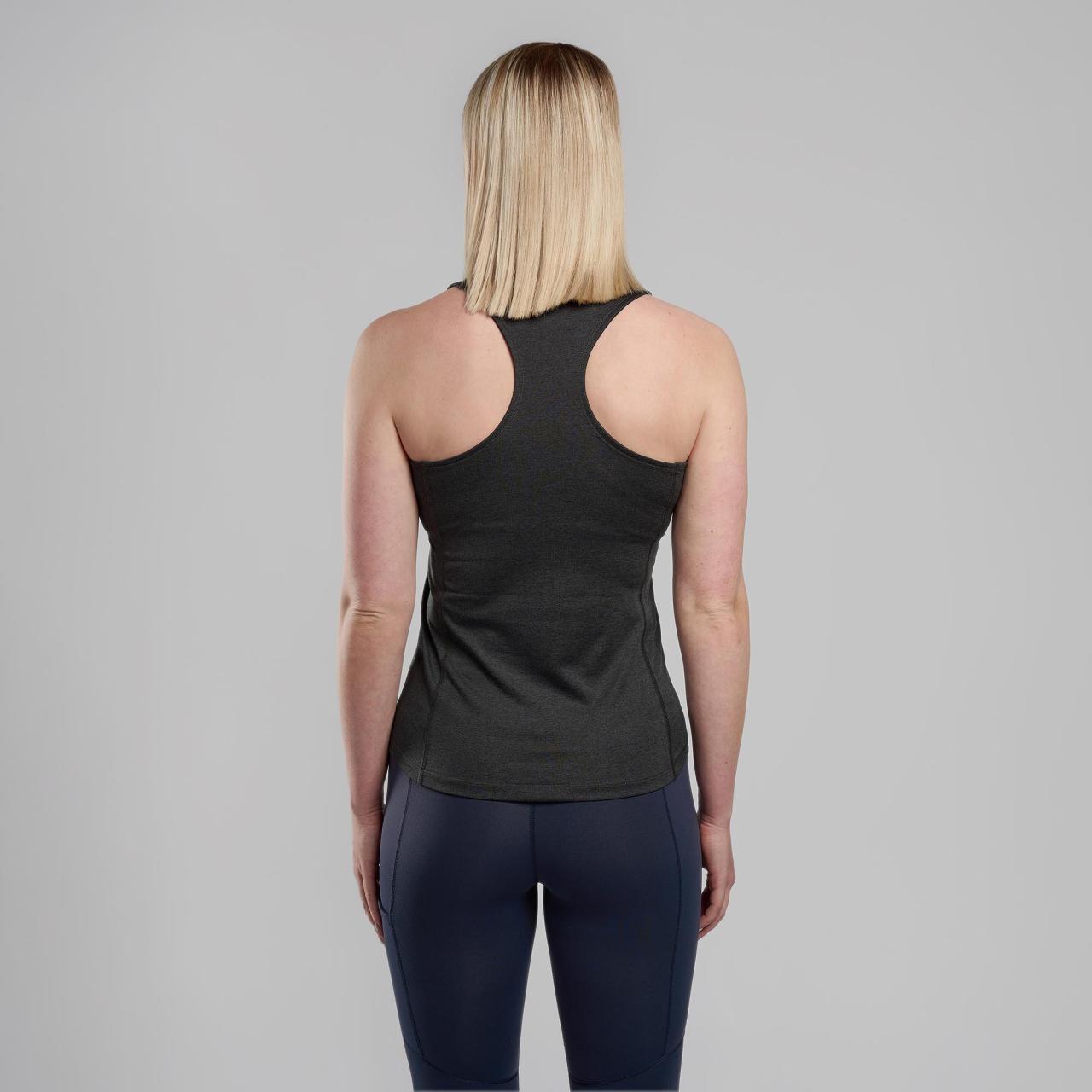 FEM DART VEST-BLACK-UK6/XXS dámské tílko černé