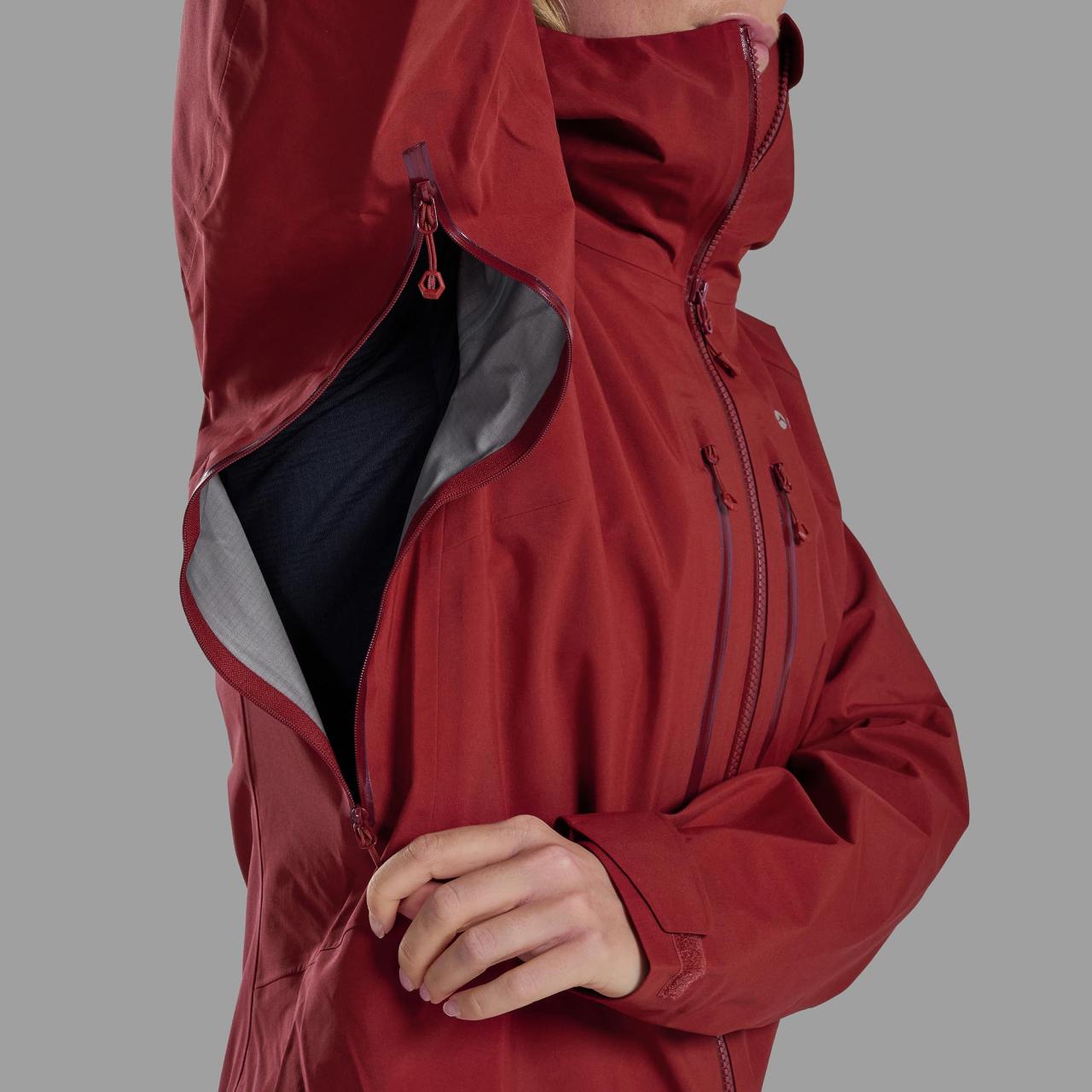 FEM ALTA XT JKT-DARK MAPLE-UK10/S dámská bunda tmavě červená