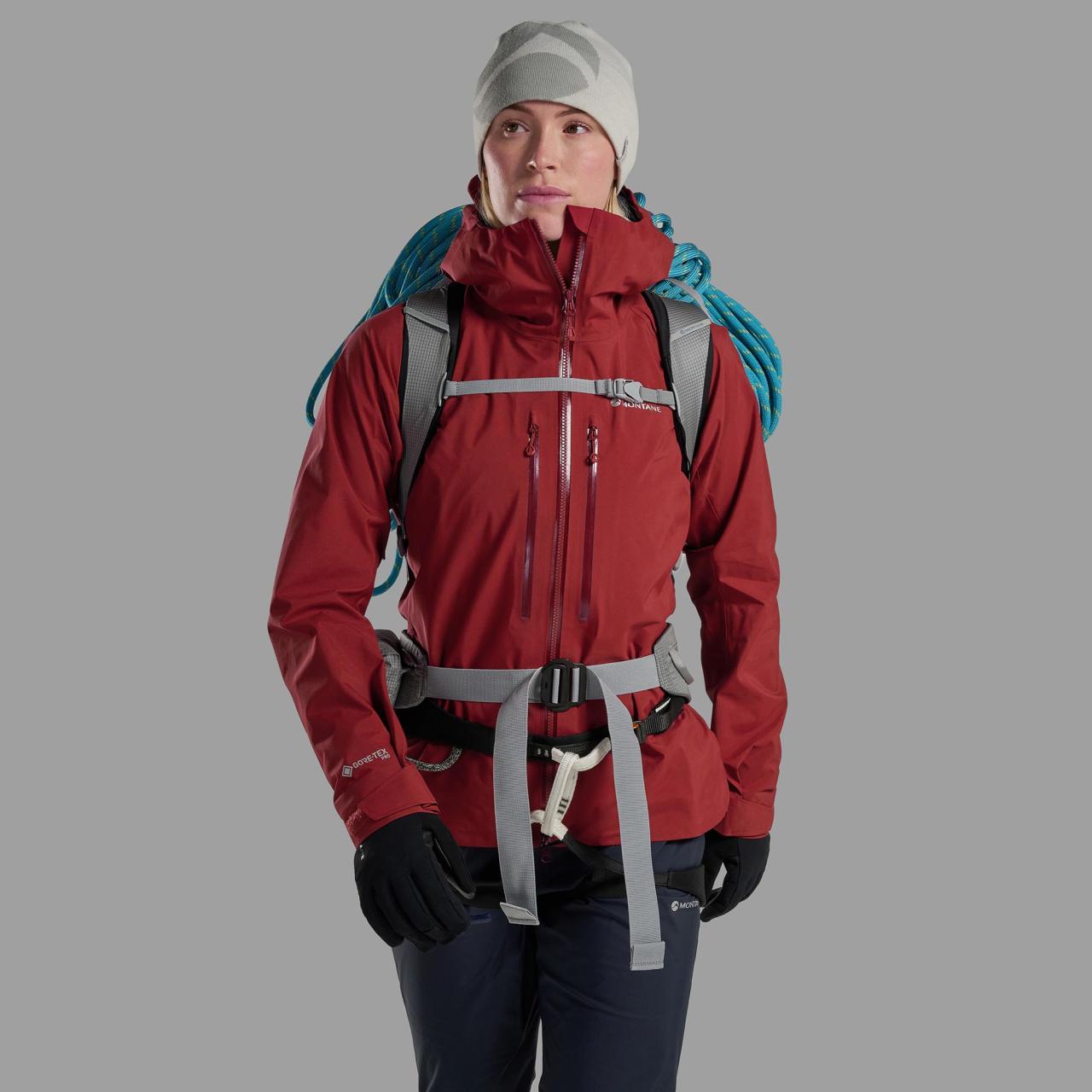 FEM ALTA XT JKT-DARK MAPLE-UK10/S dámská bunda tmavě červená