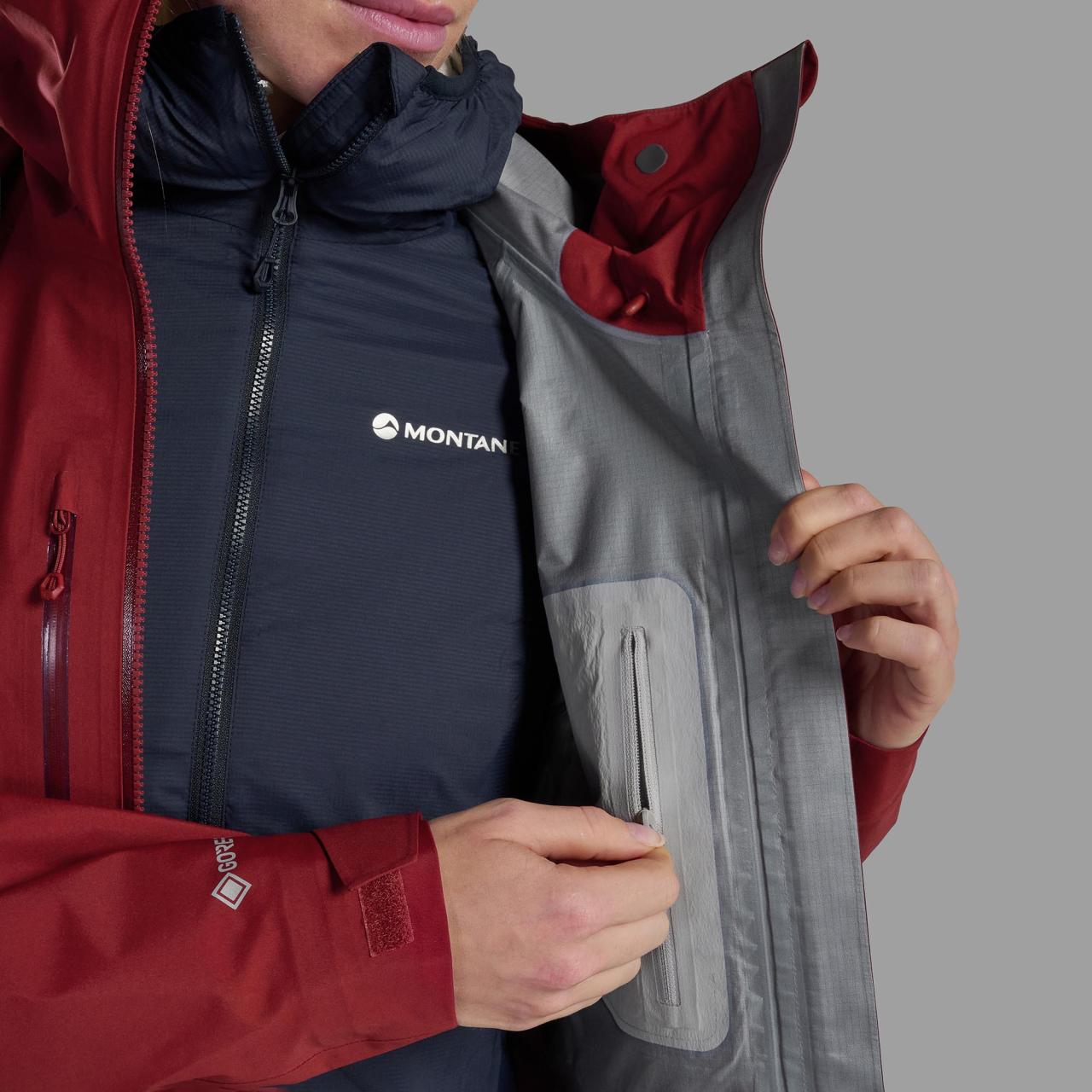 FEM ALTA XT JKT-DARK MAPLE-UK10/S dámská bunda tmavě červená