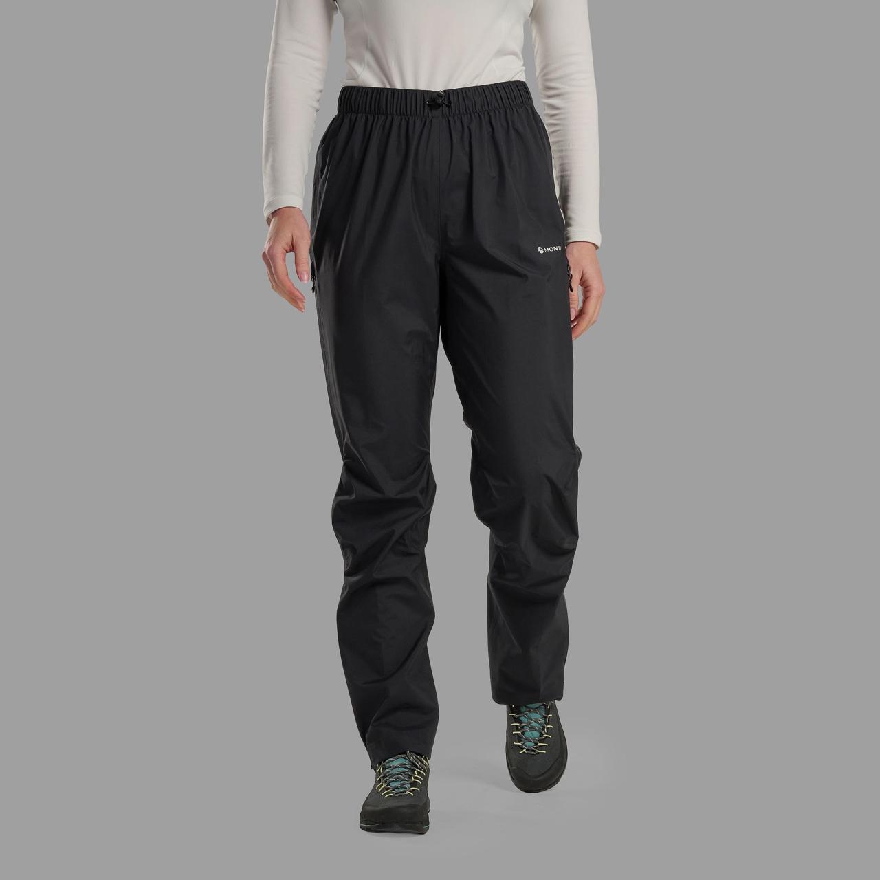 FEM CETUS PANTS REG LEG-BLACK-UK10/S dámské kalhoty černé