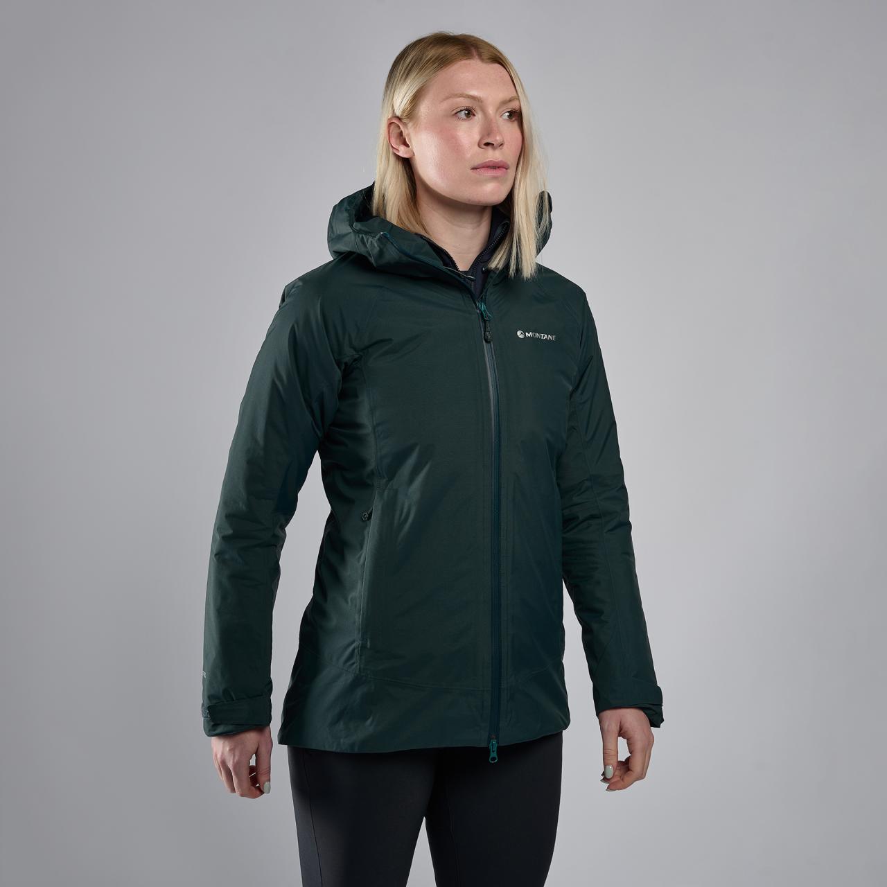 FEM DUALITY LITE JACKET-DEEP FOREST-UK8/XS dámská bunda tmavě zelená