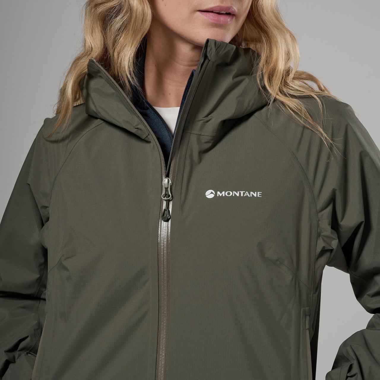 FEM NORSTE LITE JKT-MOSS-UK10/S dámská bunda šedozelená