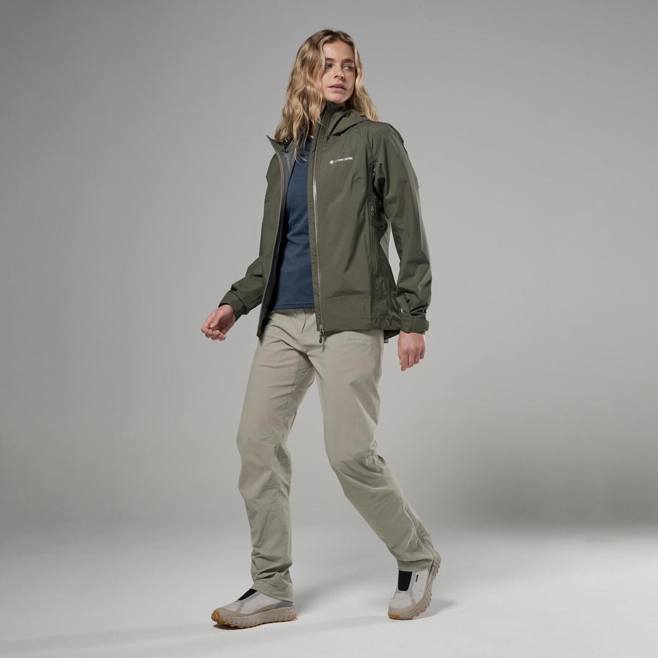 FEM NORSTE LITE JKT-MOSS-UK10/S dámská bunda šedozelená