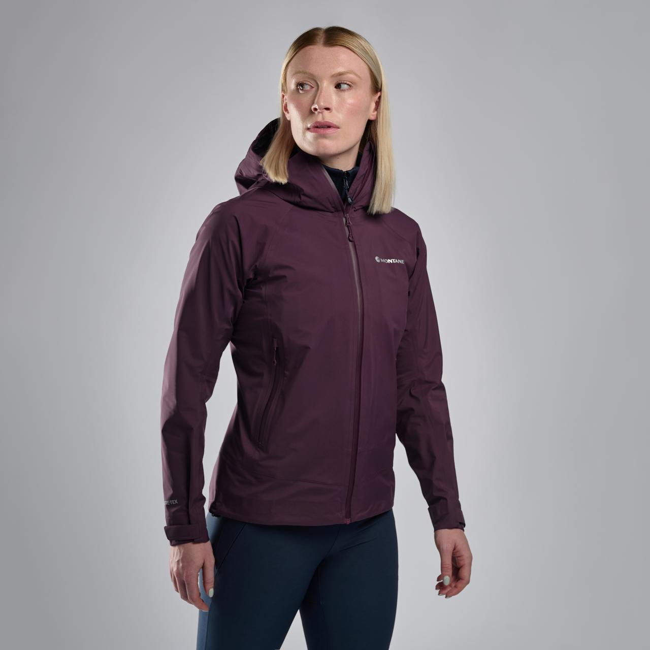 FEM PHASE LITE JACKET-MULBERRY-UK8/XS dámská bunda hnědofialová