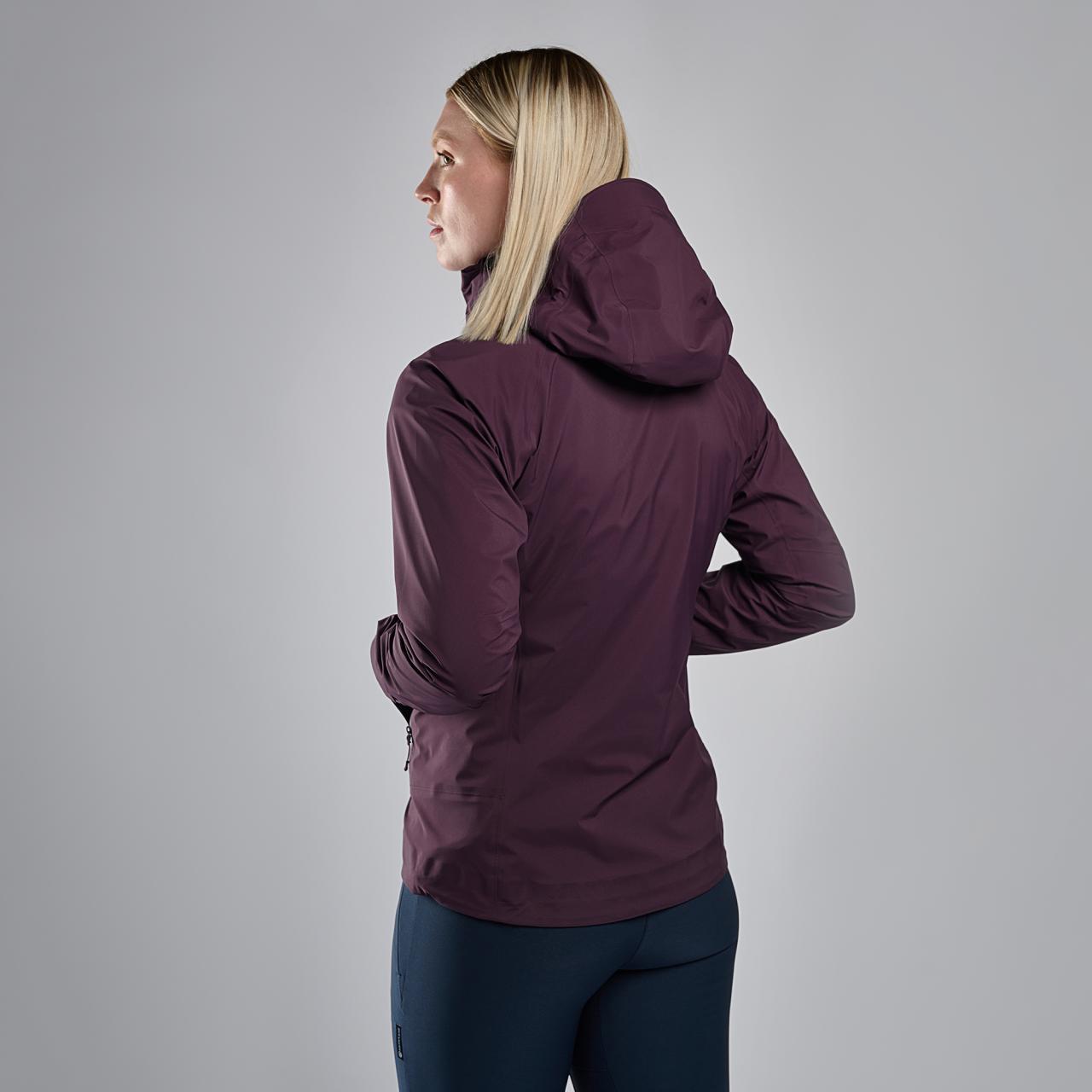 FEM PHASE LITE JACKET-MULBERRY-UK8/XS dámská bunda hnědofialová