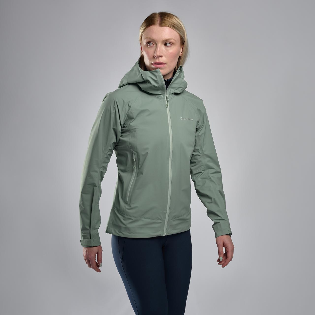 FEM PHASE LITE JACKET-PALE SAGE-UK14/L dámská bunda šedozelená