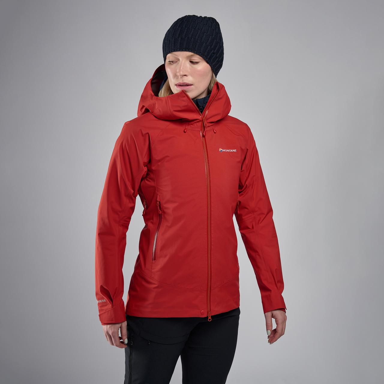 FEM PHASE XT JACKET-SAFFRON RED-UK14/L dámská bunda červená