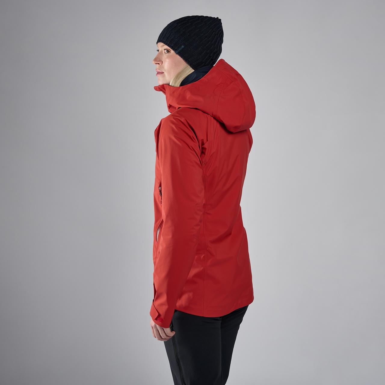 FEM PHASE XT JACKET-SAFFRON RED-UK8/XS dámská bunda červená