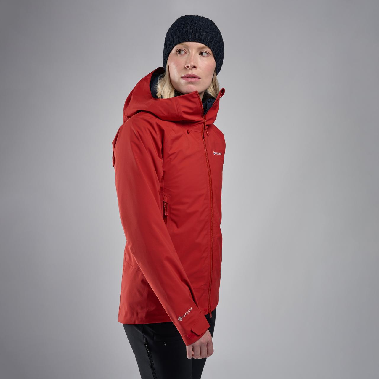 FEM PHASE XT JACKET-SAFFRON RED-UK12/M dámská bunda červená