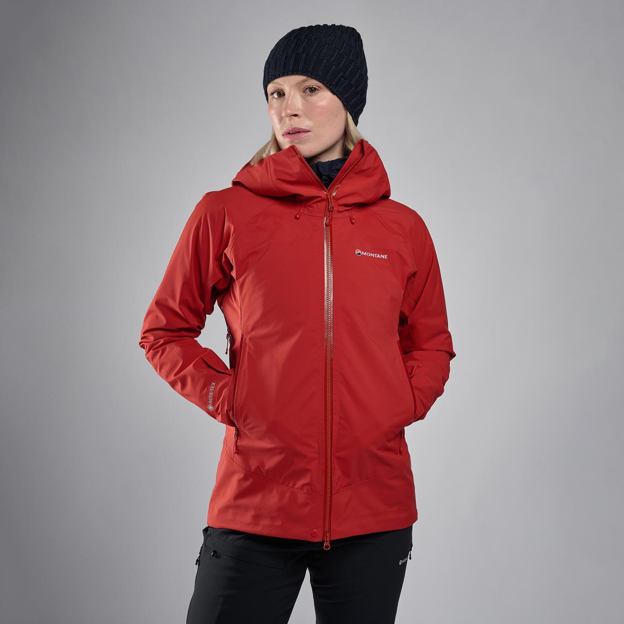 FEM PHASE XT JACKET-SAFFRON RED-UK14/L dámská bunda červená