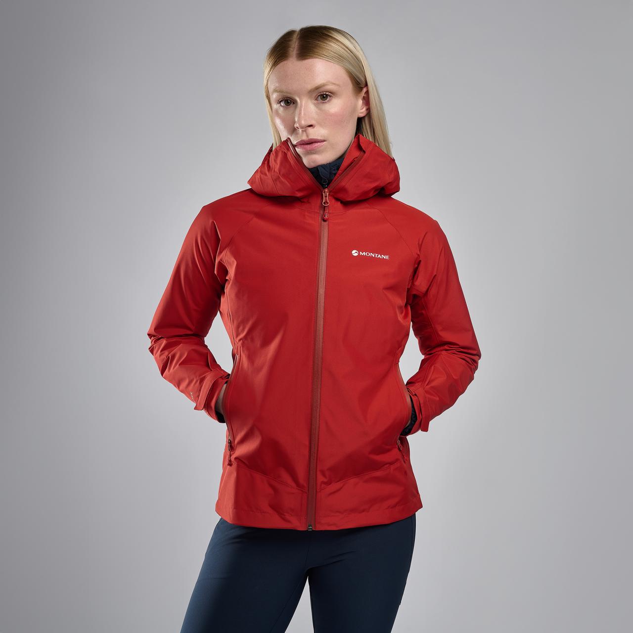 FEM SPIRIT JACKET-SAFFRON RED-UK16/XL dámská bunda červená