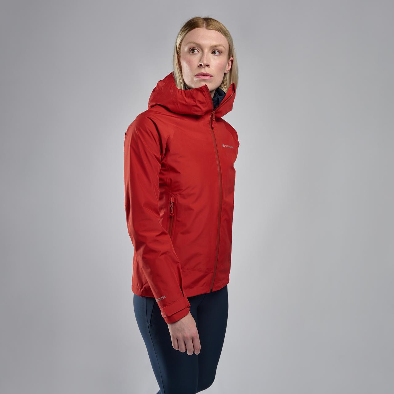 FEM SPIRIT JACKET-SAFFRON RED-UK8/XS dámská bunda červená