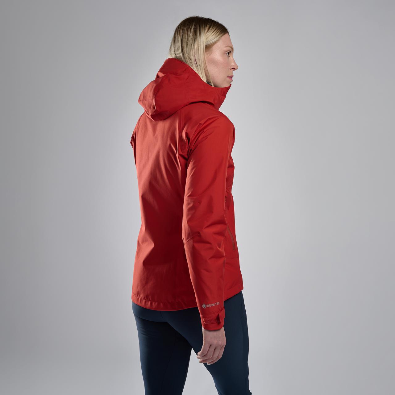 FEM SPIRIT JACKET-SAFFRON RED-UK12/M dámská bunda červená